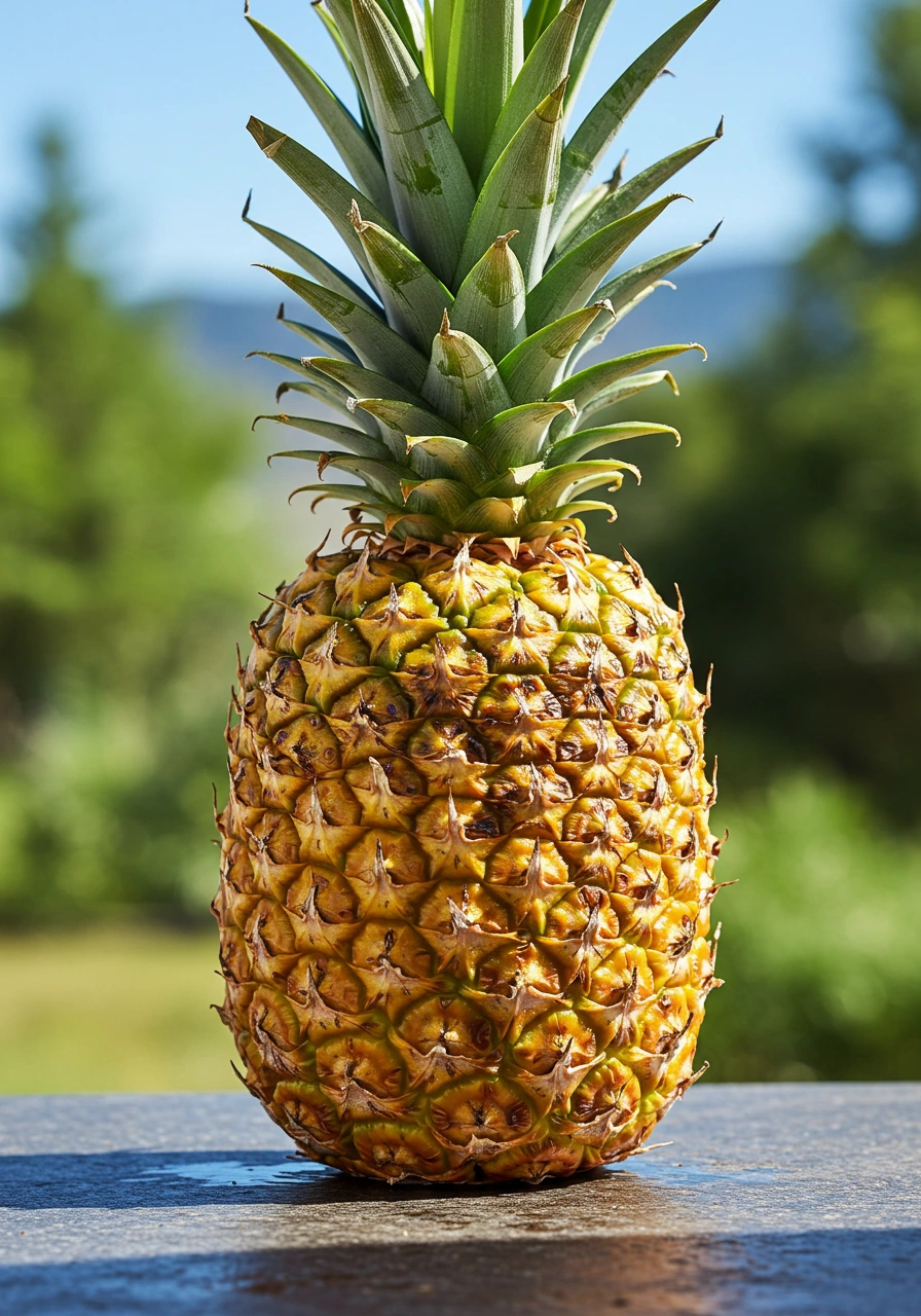 Grilled Pineapple with Cinnamon Honey Glaze - tertiary view